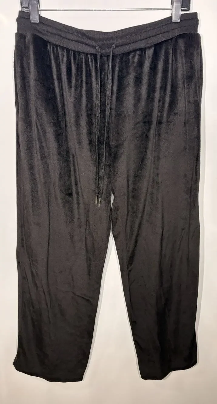 Juicy Couture Velour Sleepwear Pants Women’s Size XL Black
